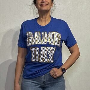 Texas True Threads Blue Game Day Shirt Sz M